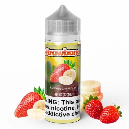 ELiquid Depot Strawbana – Fruity Strawberry Banana Vape Juice | Blaze & Vape