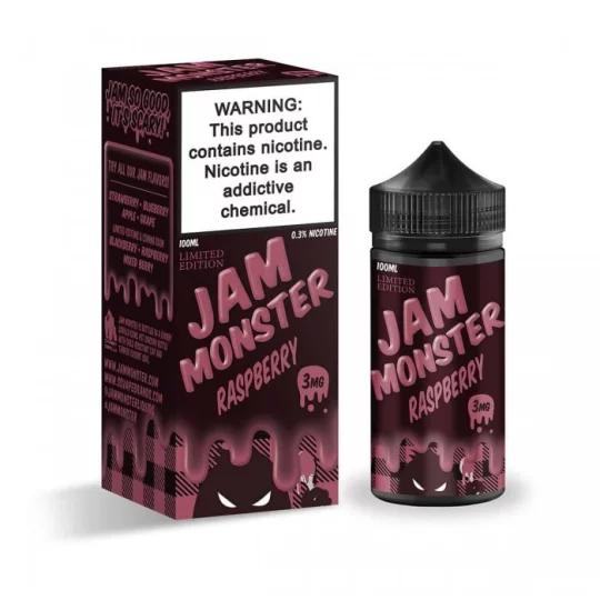 Jam Monster Raspberry Vape Juice – Fruity, Bold Flavor | Blaze & Vape