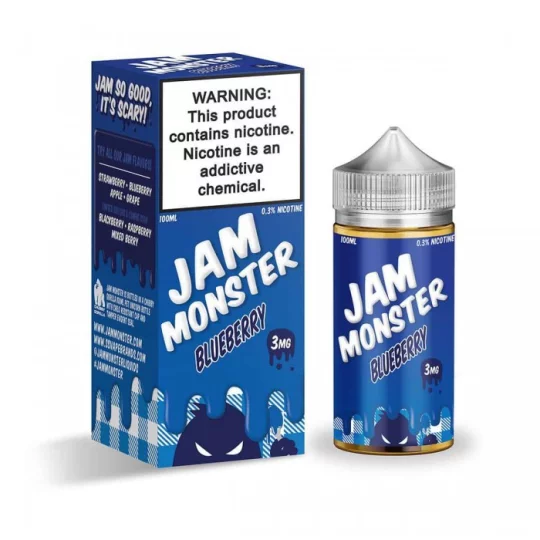 Jam Monster Blueberry E-Liquid – Rich Blueberry Flavor Vape | Blaze & Vape