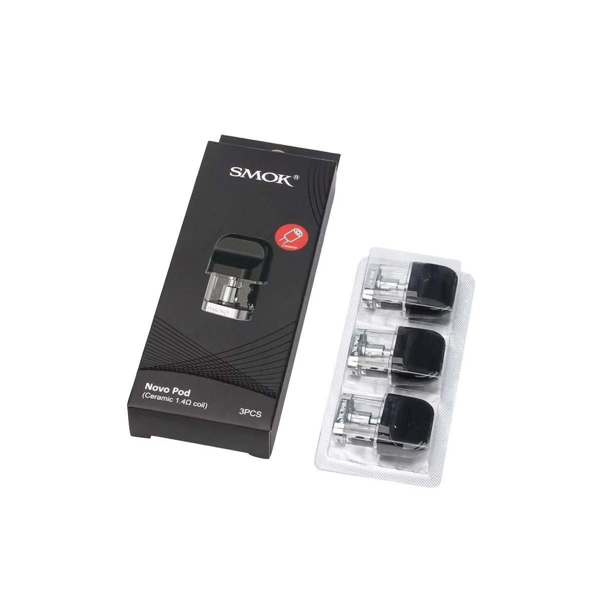 SMOK - Novo Refillable Vape Pods 3-Pack | Blaze & Vape