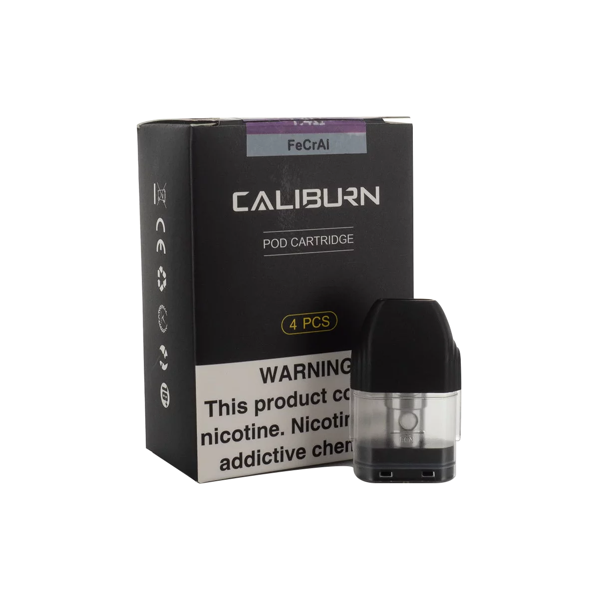 Uwell Caliburn Replacement Pods – Pack of 4 for Consistent Vaping | Blaze & Vape