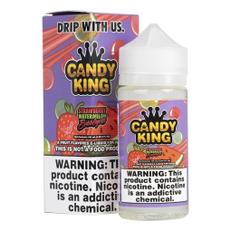 Candy King Strawberry Watermelon Bubblegum Vape Juice – Fruity Sweet Clouds | Blaze & Vape