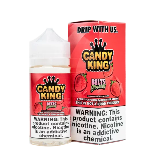 Candy King - Strawberry Belts E-Liquid | Sweet Strawberry Vape | Blaze & Vape