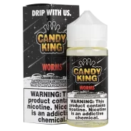Candy King Sour Worms E-Liquid – Bold Fruit & Sour Flavor | Blaze & Vape