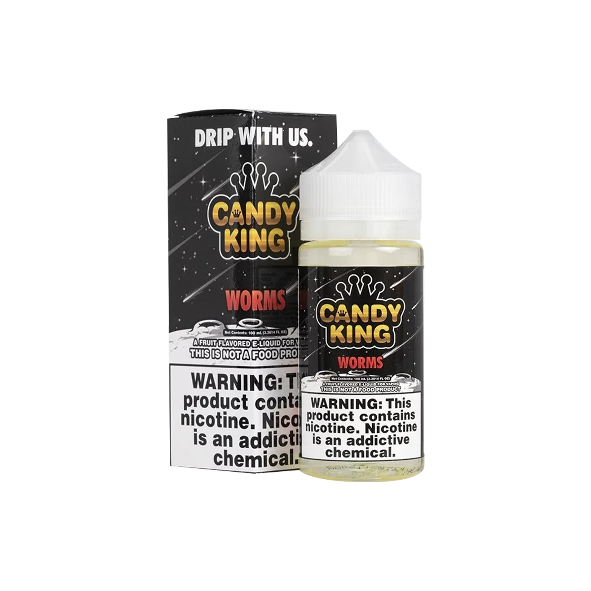 Candy King Sour Worms E-Liquid – Bold Fruit & Sour Flavor | Blaze & Vape