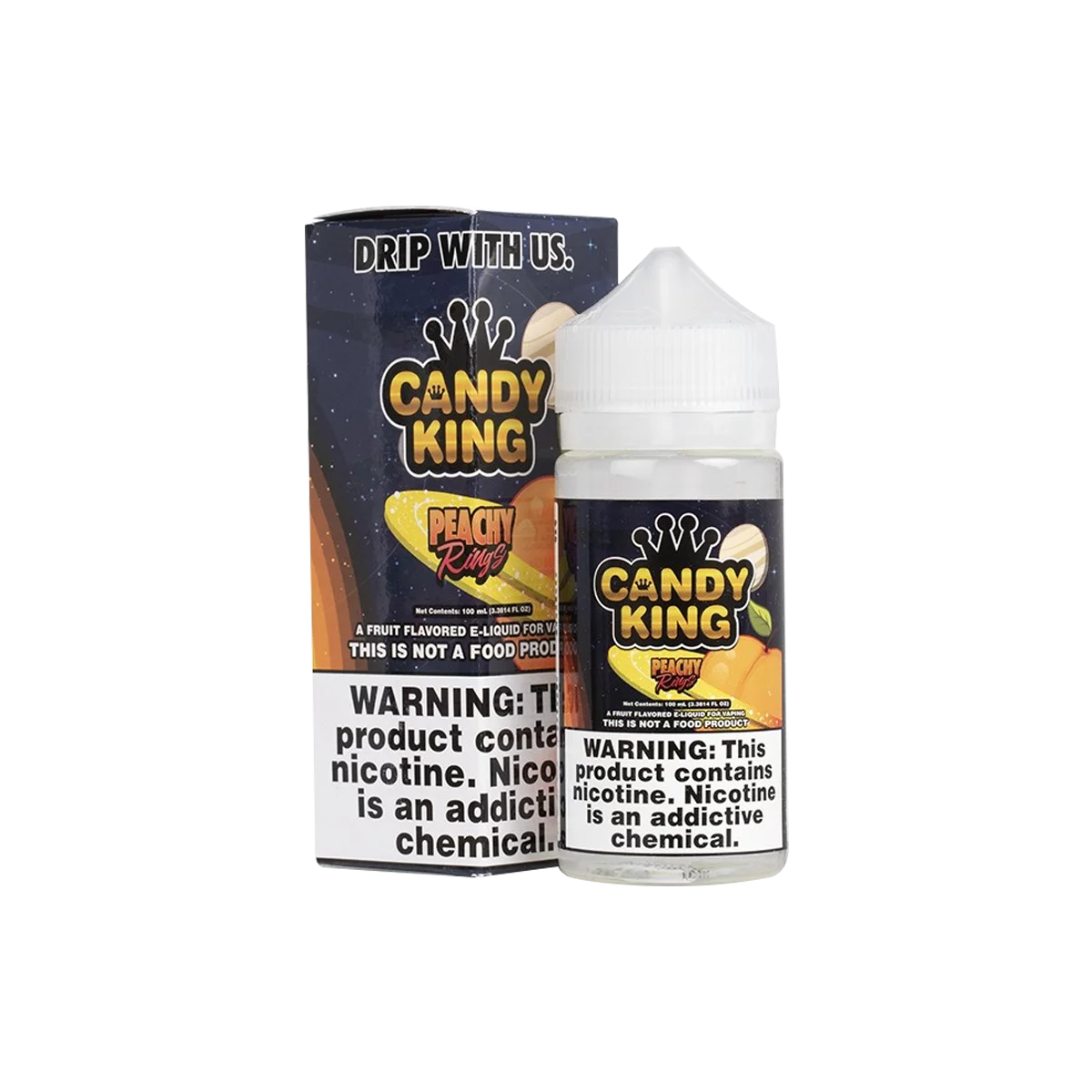 Candy King Peachy Rings E-Liquid – Delicious Peach Candy Vape | Blaze & Vape