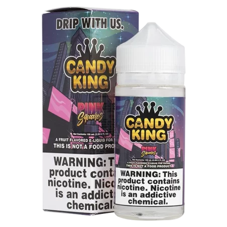 Candy King - Pink Squares E-Liquid | Sweet Fruity Vape Flavor | Blaze & Vape