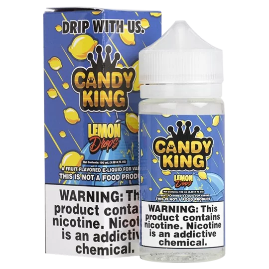 Candy King Lemon Drops E-Liquid – Bursting with Sweet Citrus Flavor | Blaze & Vape