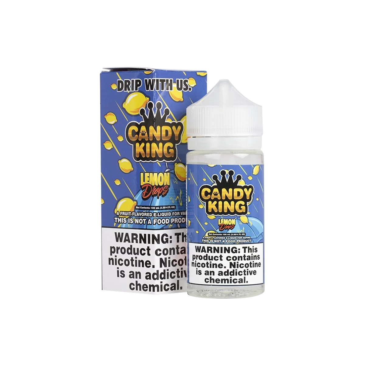 Candy King Lemon Drops E-Liquid – Bursting with Sweet Citrus Flavor | Blaze & Vape