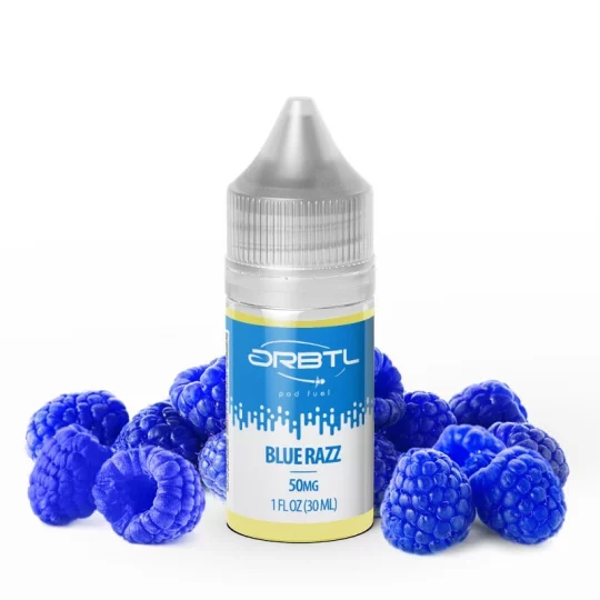 ORBTL Pod Juice Blue Razz - Bold Berry Flavor Vape Juice | Blaze & Vape