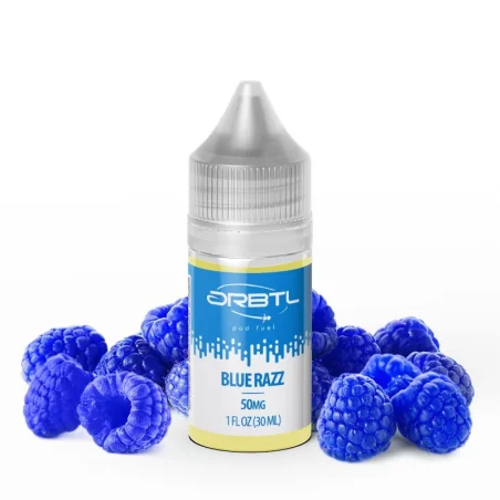 ORBTL Pod Juice Blue Razz - Bold Berry Flavor Vape Juice | Blaze & Vape