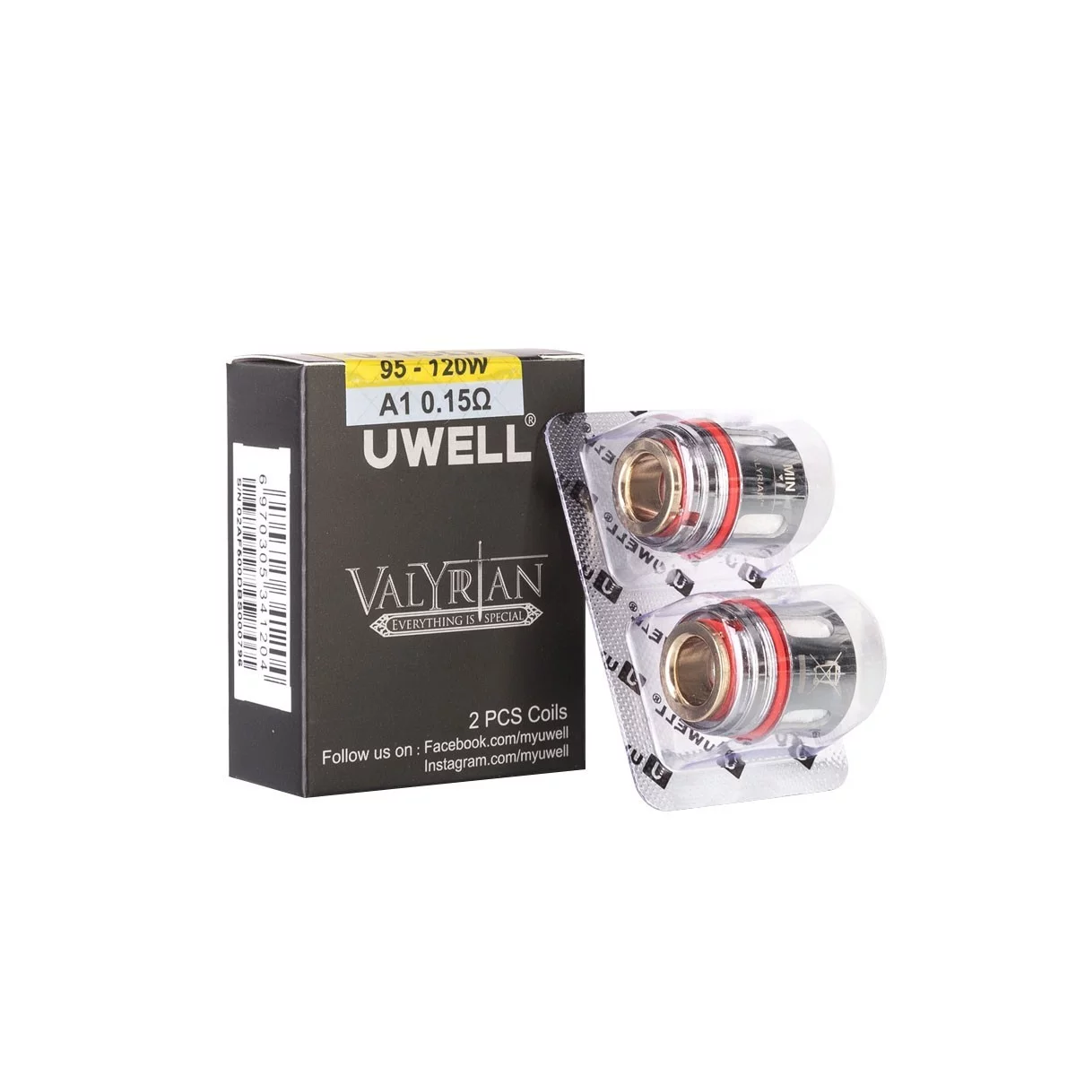 Uwell - Valyrian 2 II Coils for Intense Flavor & Cloud Performance | Blaze & Vape