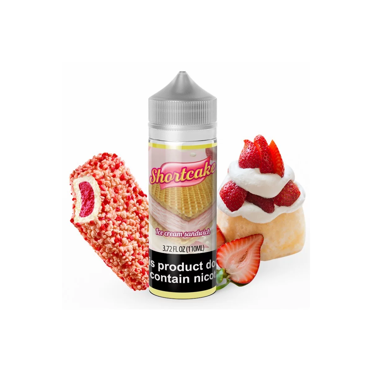 ELiquid Depot Shortcake Shortfill – Rich Strawberry Cake Vape | Blaze & Vape