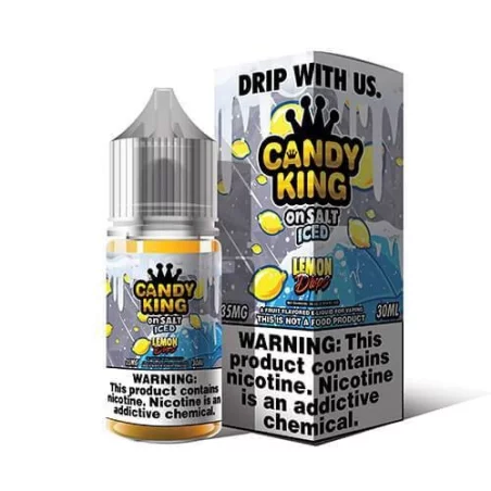 Candy King Salt - Lemon Drops Iced Nicotine Salt E-Liquid | Blaze & Vape