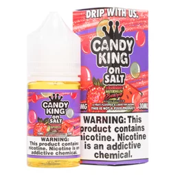 Candy King Salt - Strawberry Watermelon Bubblegum | Smooth Fruity Vape | Blaze & Vape