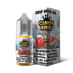Candy King Salt - Strawberry Watermelon Bubblegum Iced | Blaze & Vape