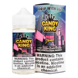Candy King Salt - Pink Squares Nicotine Salt E-Juice for Smooth Vaping | Blaze & Vape