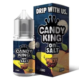 Candy King Salt - Peachy Rings | Sweet Peach Candy Vape | Blaze & Vape