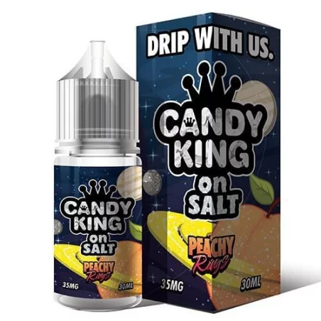 Candy King Salt - Peachy Rings | Sweet Peach Candy Vape | Blaze & Vape