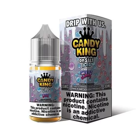 Candy King Salt - Berry Dweebz Iced | Refreshing Berry Flavor with a Cool Finish | Blaze & Vape