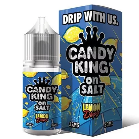 Candy King Salt - Lemon Drops E-Liquid | Tart Citrus Vape | Blaze & Vape