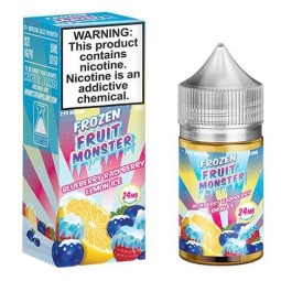 Frozen Fruit Monster Blueberry Raspberry Lemon Ice – Cool Berry Vape Juice | Blaze & Vape