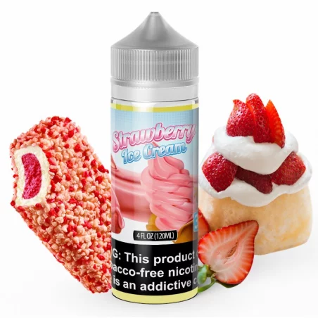 ELiquid Depot Strawberry Ice Cream – Creamy, Sweet Vape Flavor | Blaze & Vape