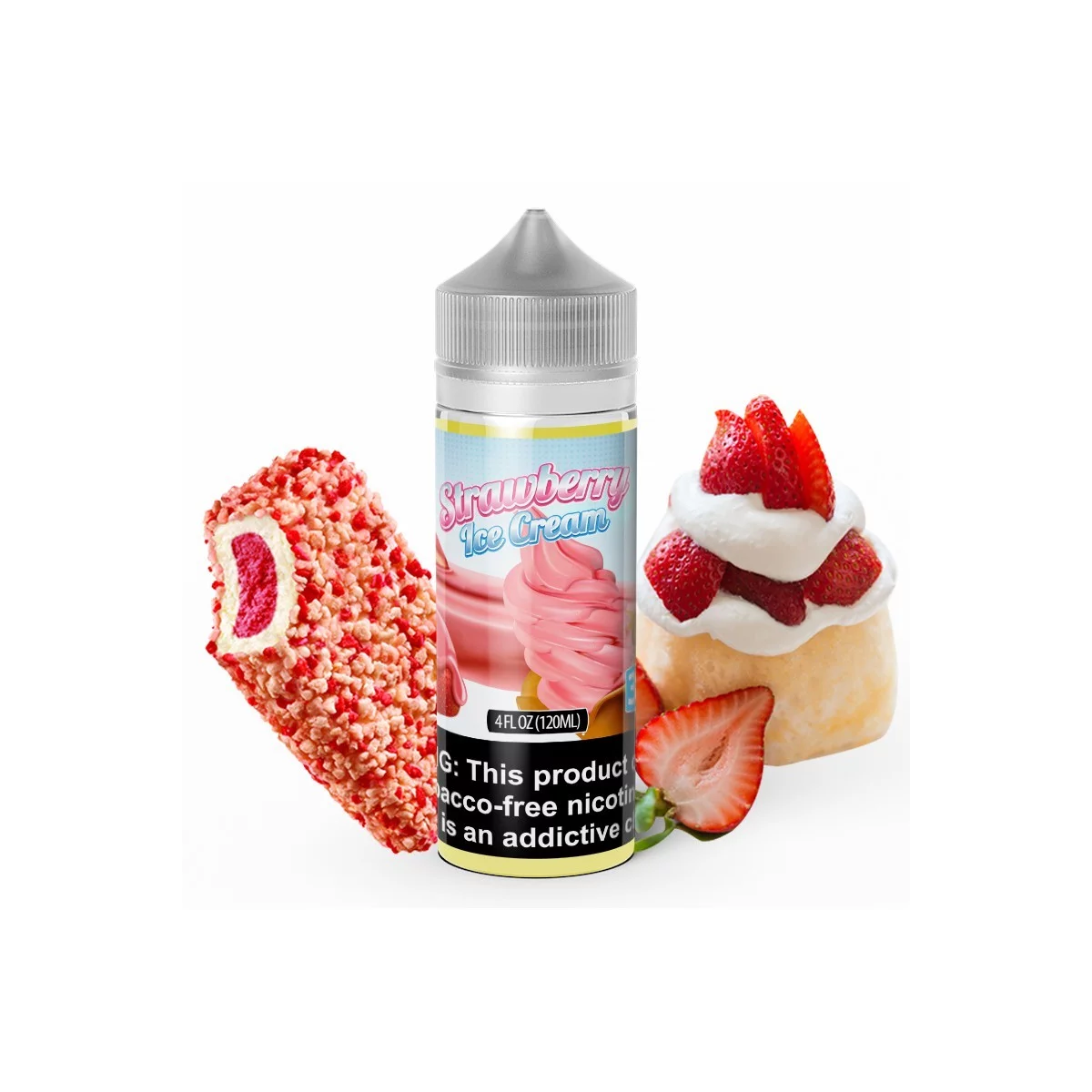 ELiquid Depot Strawberry Ice Cream – Creamy, Sweet Vape Flavor | Blaze & Vape