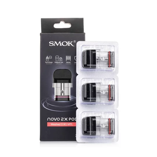 SMOK Novo 2X Pods - 2ml Leak-Resistant Replacements | Blaze & Vape