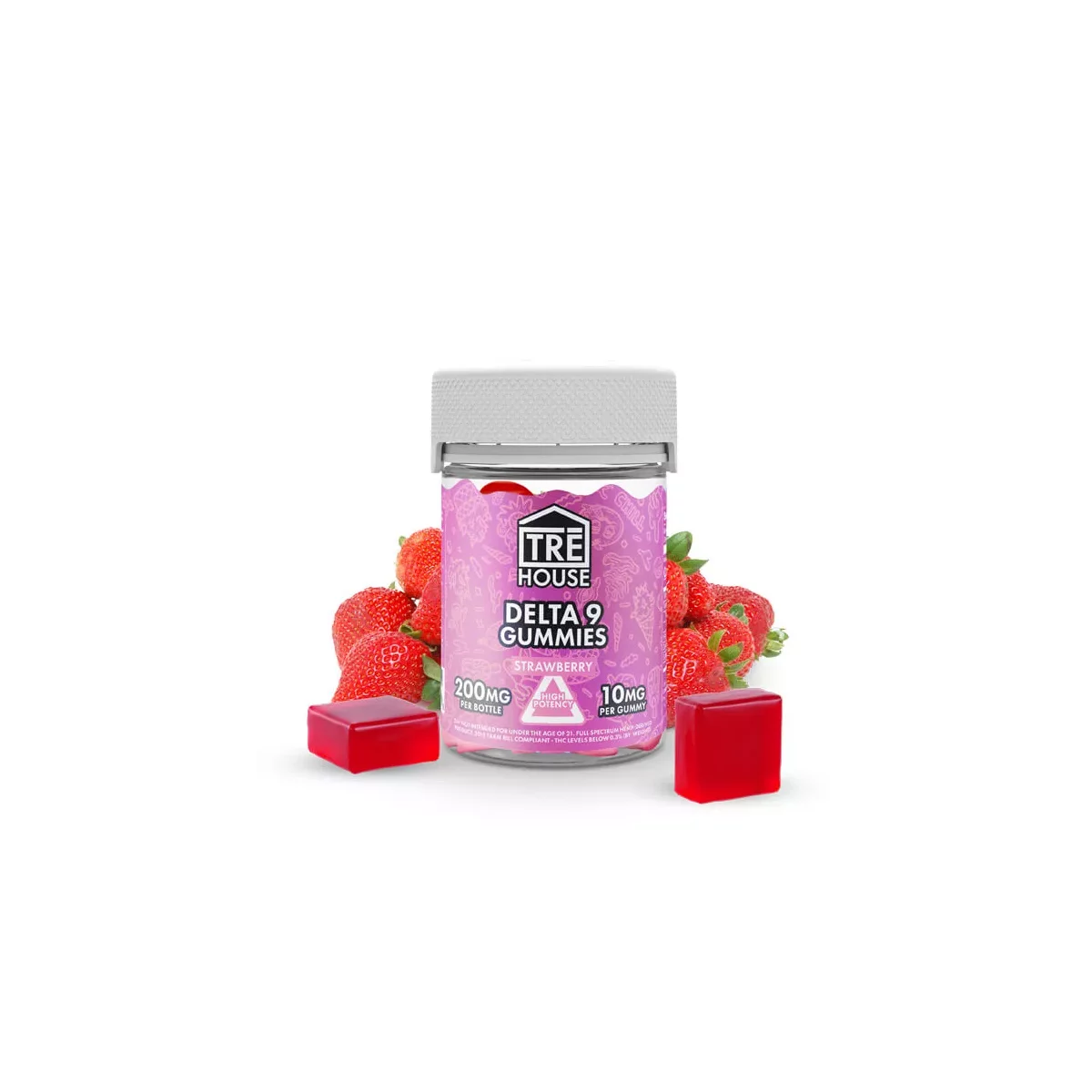 Tre House Delta 9 Gummies 200mg – Potent THC Edibles | Blaze & Vape