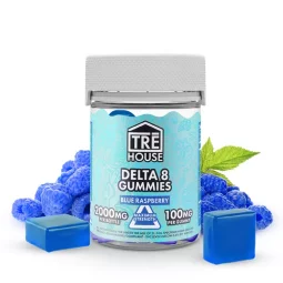 Tre House High Potency Delta 8 Gummies 2000mg – Powerful THC Edibles | Blaze & Vape
