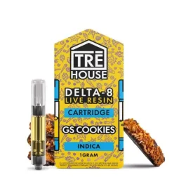 Tre House Live Resin Delta-8 Cartridge 1G – Smooth, Potent Vaping | Blaze & Vape