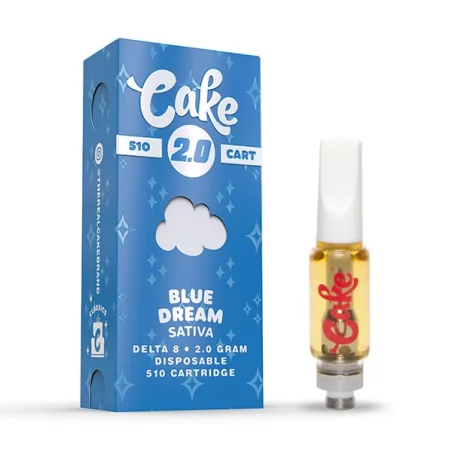 Cake - 2.0 Delta-8 Cartridge | 2G for Smooth & Potent Hits | Blaze & Vape