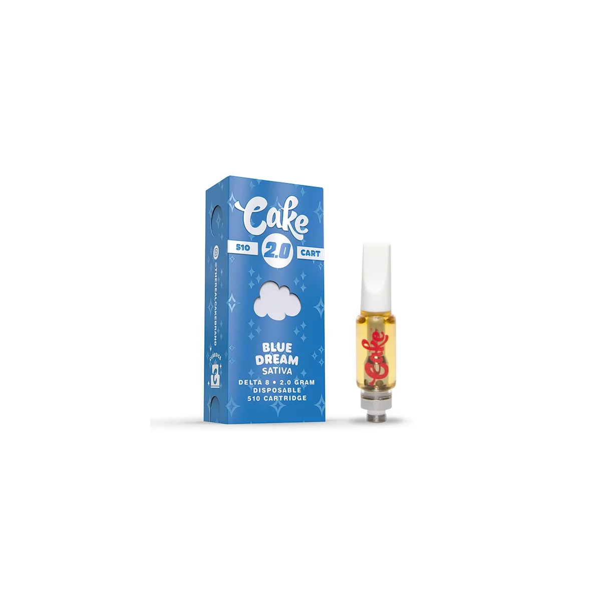 Cake - 2.0 Delta-8 Cartridge | 2G for Smooth & Potent Hits | Blaze & Vape