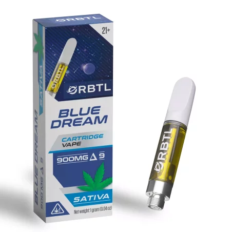 Orbtl - Delta 9 Vape Cart | 1 Gram for Smooth Highs | Blaze & Vape