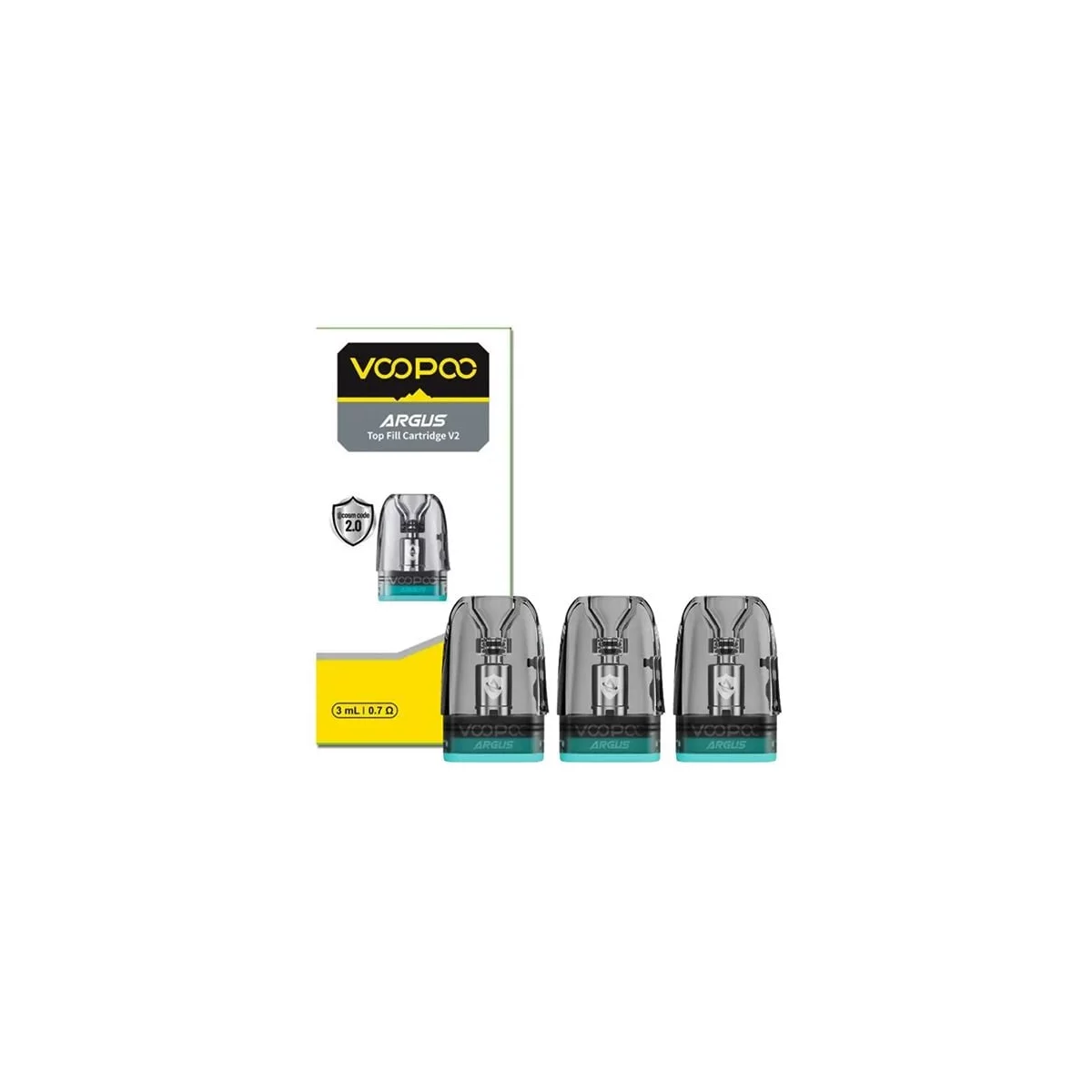Voopoo Argus Top Fill Pod V2 - Pack of 3
