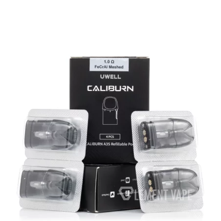 Uwell Caliburn A3S Replacement Pods 2mL (4-Pack)