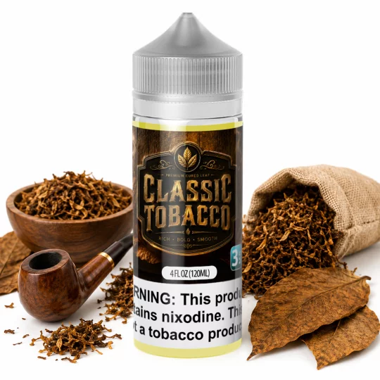Classic Tobacco E-Liquid - Rich Flavor for Vaping Enthusiasts
