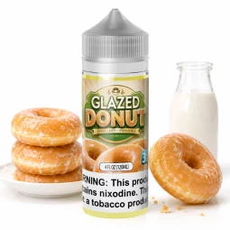 Delicious Glazed Donut E-Liquid - Sweet Vape Flavor at Blaze And Vape