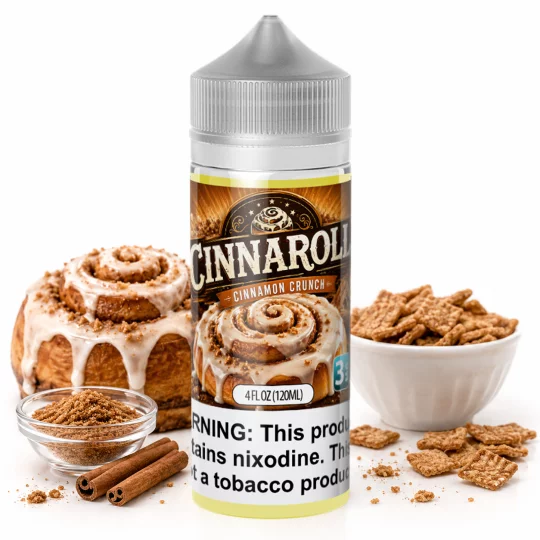 Cinnaroll E-Liquid - Sweet Cinnamon Roll Flavor | Blaze And Vape