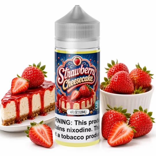 Strawberry Cheesecake E-Liquid | Delicious Flavor for Vaping