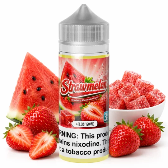 Strawmelon E-Liquid - Sweet Strawberry & Watermelon Flavor Blend