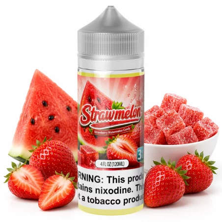 Strawmelon E-Liquid - Sweet Strawberry & Watermelon Flavor Blend