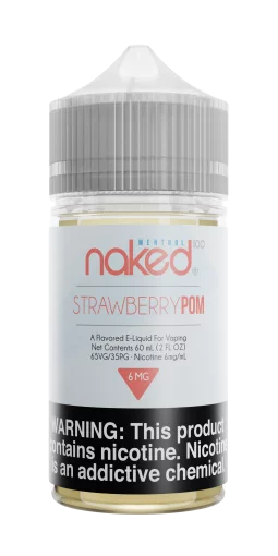 Naked 100 Strawberry Pom E-Liquid – Fruity & Refreshing Vape Flavor | Blaze & Vape