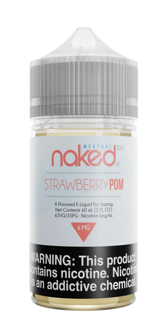 Naked 100 Strawberry Pom E-Liquid – Fruity & Refreshing Vape Flavor | Blaze & Vape