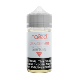 Naked 100 Strawberry Pom E-Liquid – Sweet & Tart Vape Experience | Blaze & Vape