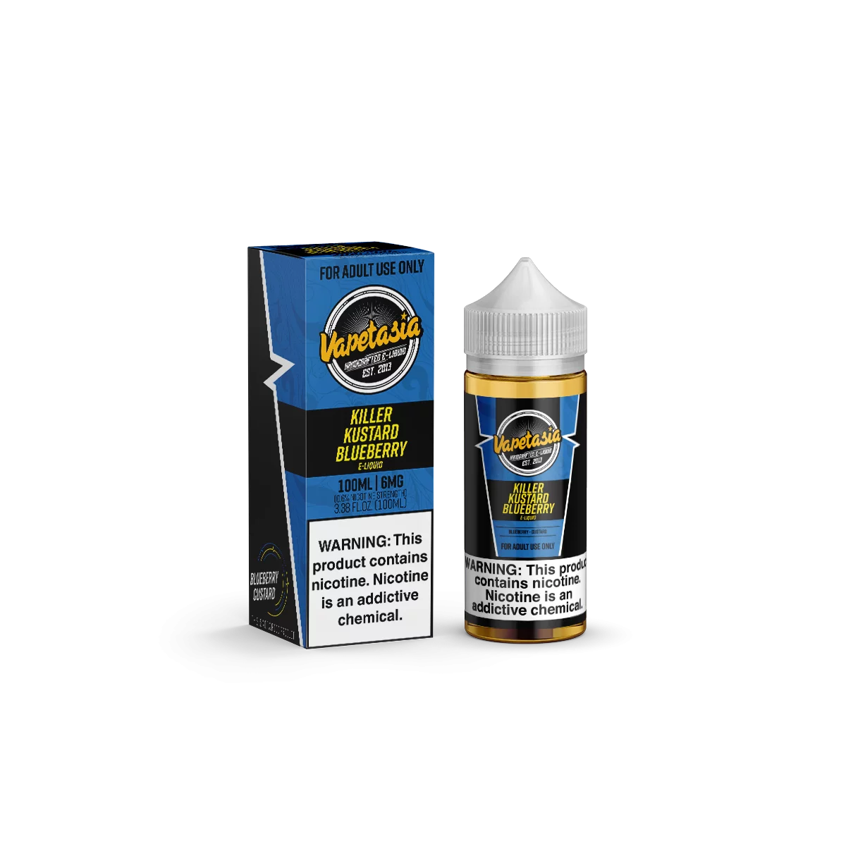 Vapetasia Killer Kustard Blueberry E-Liquid – Creamy Dessert Blend | Blaze & Vape