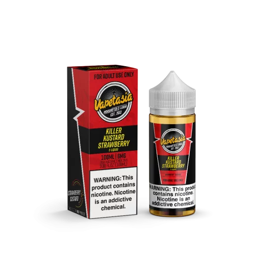 Vapetasia Killer Kustard Strawberry E-Liquid – Sweet & Creamy Vape | Blaze & Vape