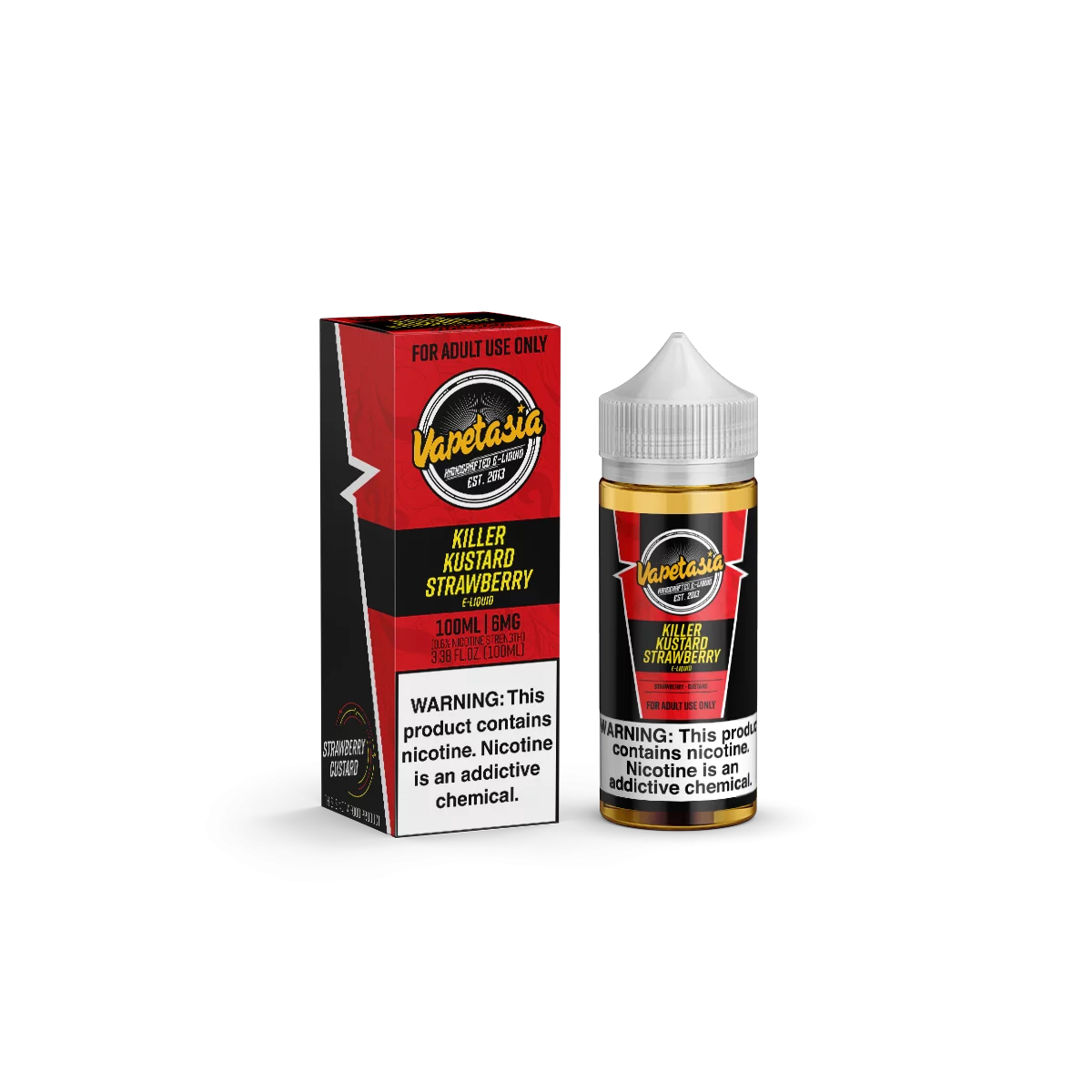 Vapetasia Killer Kustard Strawberry E-Liquid – Sweet & Creamy Vape | Blaze & Vape