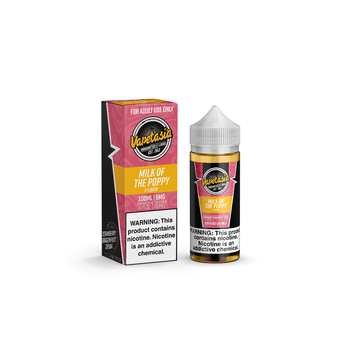Milk of the Poppy E-Liquid – Smooth Strawberry Dragon Fruit Vape | Blaze & Vape